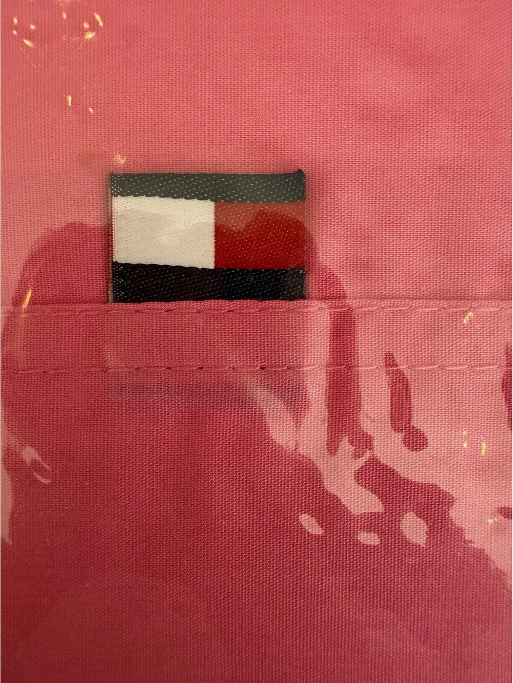 Vintage Tommy Hilfiger Tommy 200 Pink Pillowcases 100% Cotton Set Of 2 New